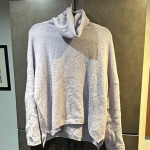 Splendid Light Purple Cowl Neck Sweater